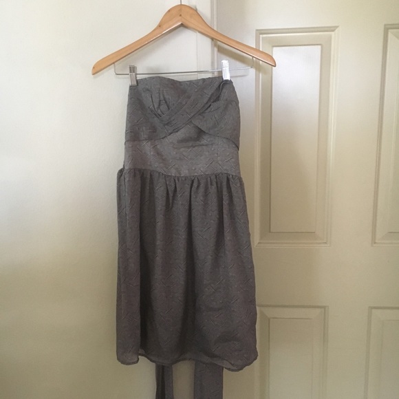 GAR-DE Silk mini tube top dress with sashes - Picture 3 of 6